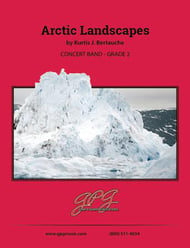 Arctic Landscapes Concert Band sheet music cover Thumbnail